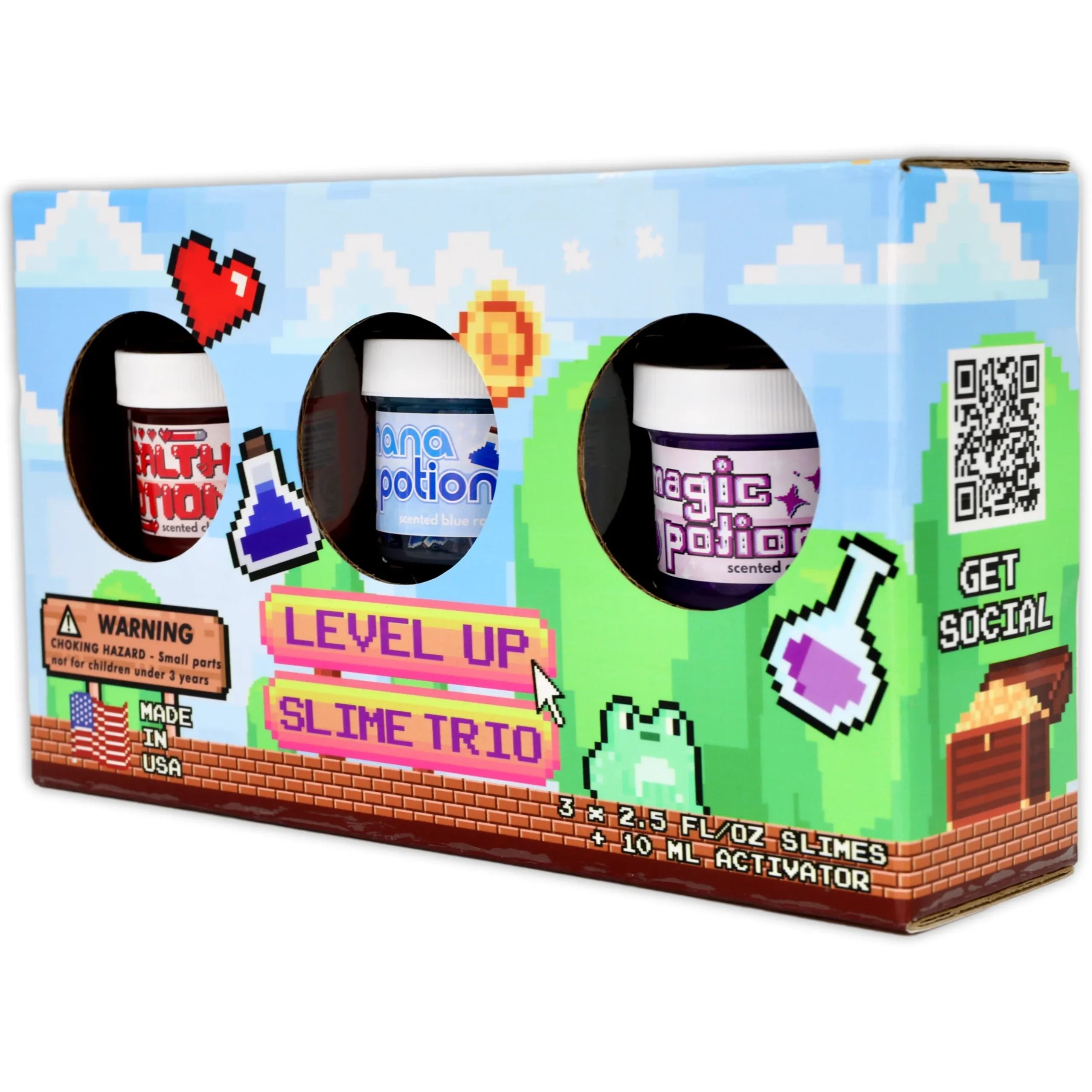 Clear Base Slime>Dope Slime Level Up Slime Trio