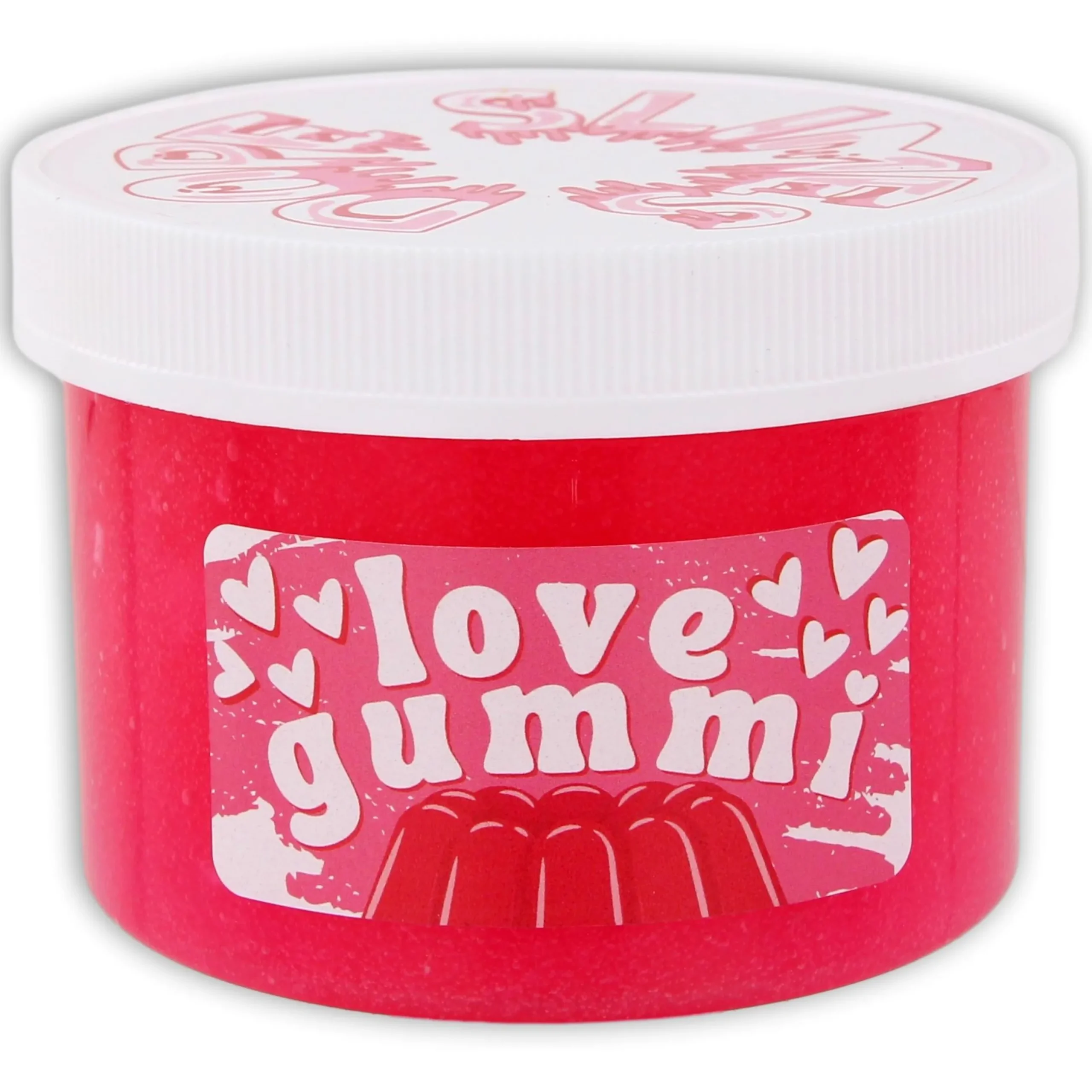 Clear Base Slime|Unique Textured Slime>Dope Slime Love Gummi