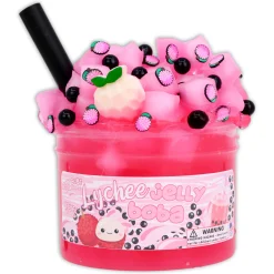 Unique Textured Slime|Clear Base Slime>Dope Slime Lychee Jelly Boba