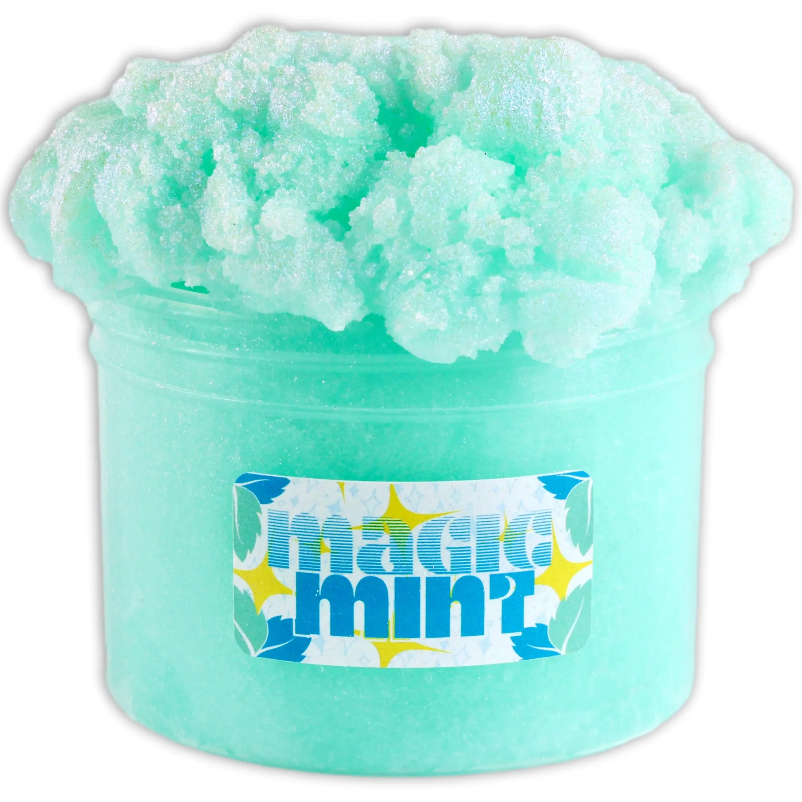 Clear Base Slime|Icee Slime>Dope Slime Magic Mint
