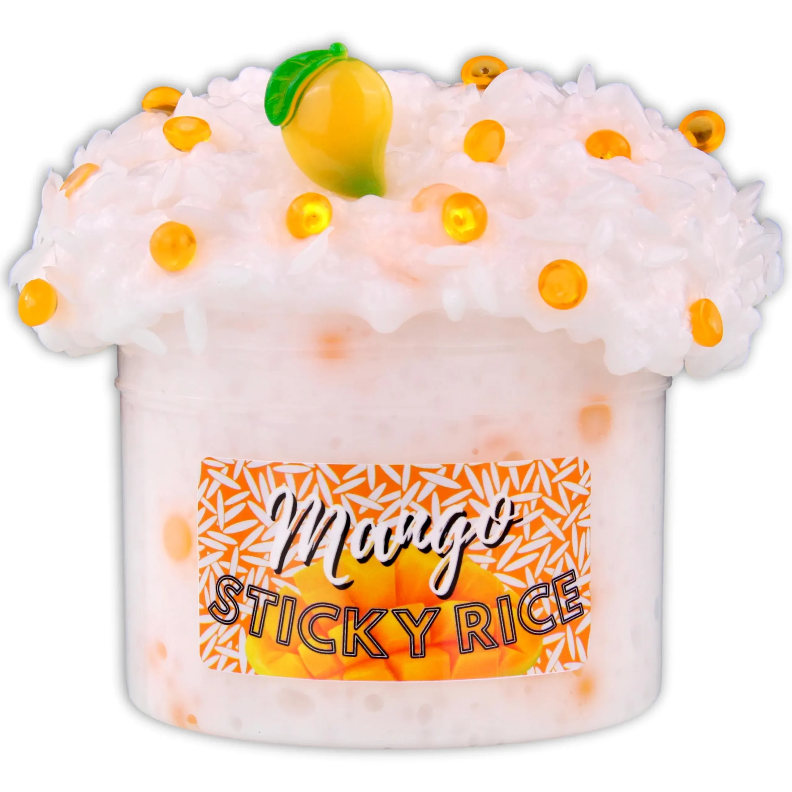 Beaded Slime|Thick & Glossy Slime>Dope Slime Mango Sticky Rice