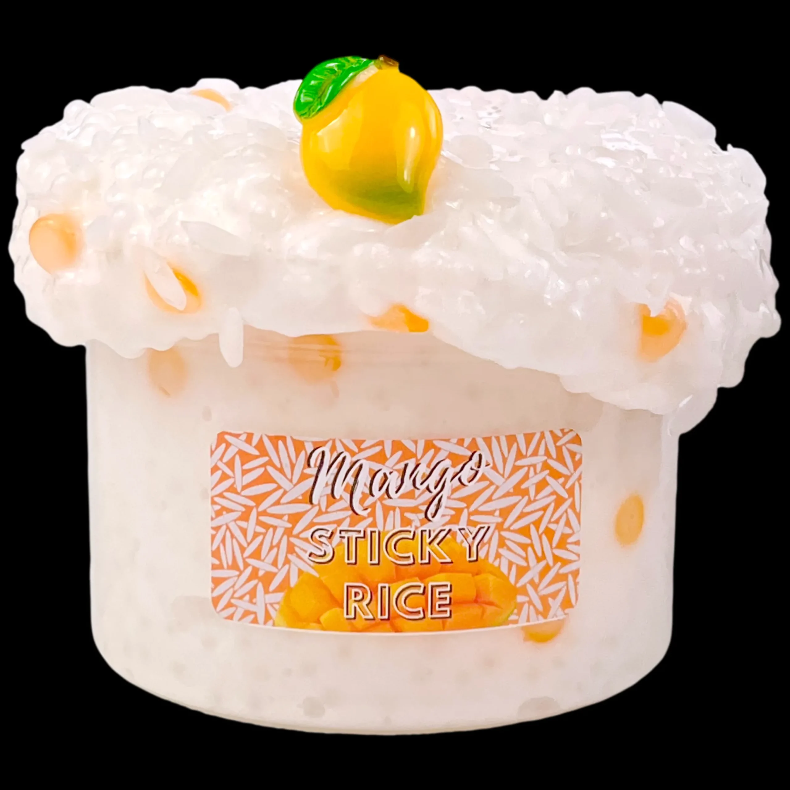 Beaded Slime|Thick & Glossy Slime>Dope Slime Mango Sticky Rice
