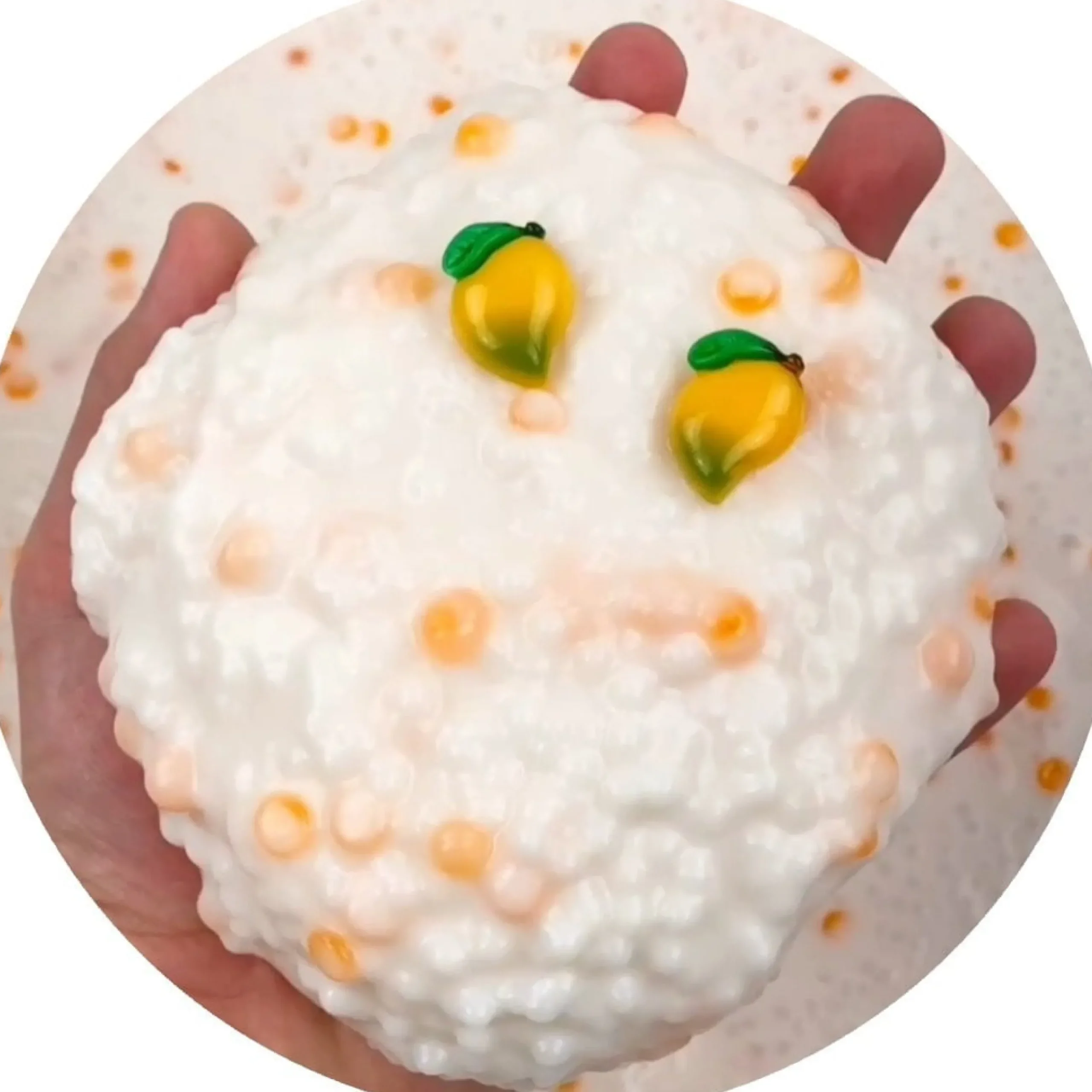 Beaded Slime|Thick & Glossy Slime>Dope Slime Mango Sticky Rice
