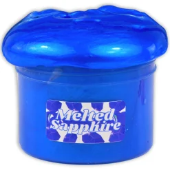 Clear Base Slime>Dope Slime Melted Sapphire