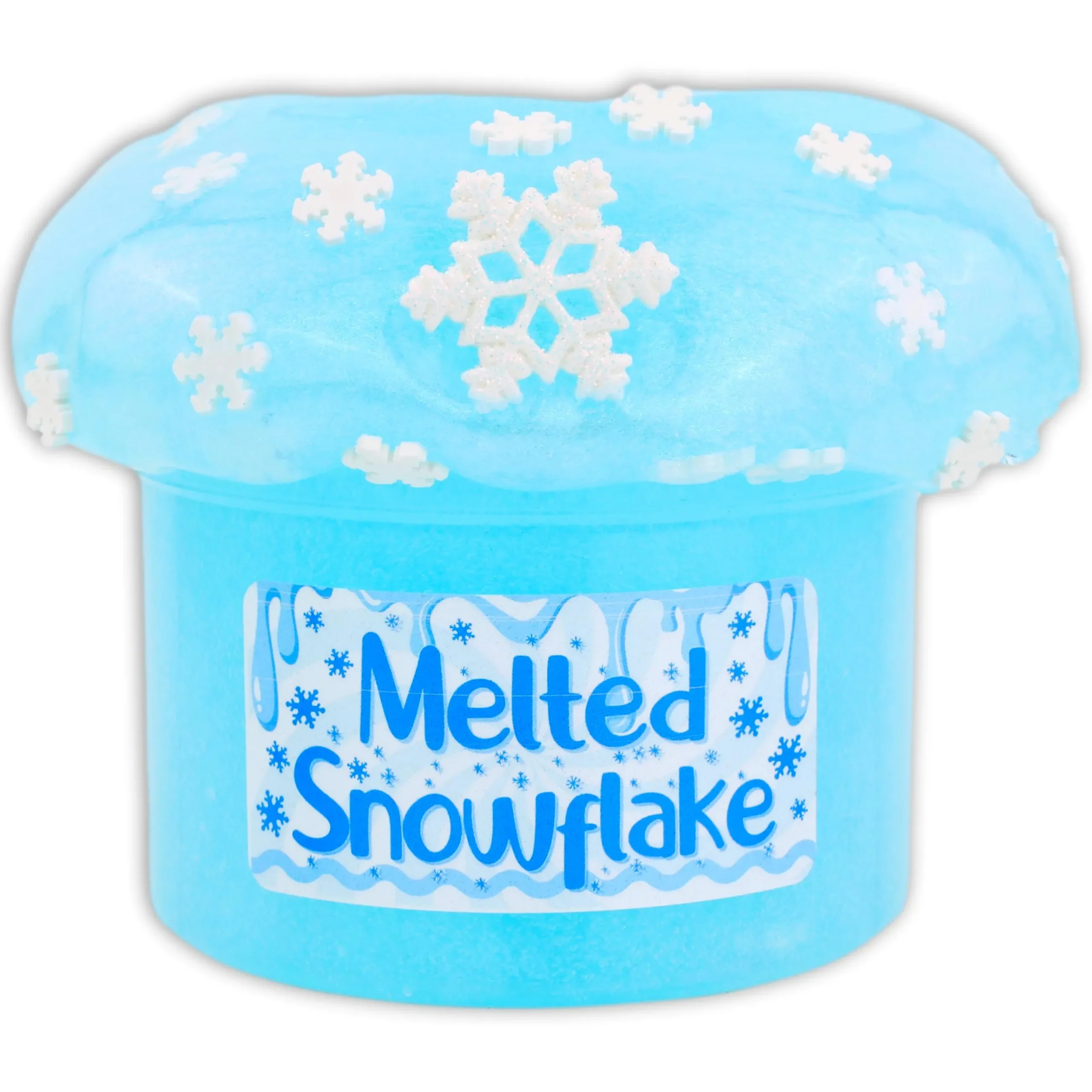 Clear Base Slime|Butter Slime>Dope Slime Melted Snowflake