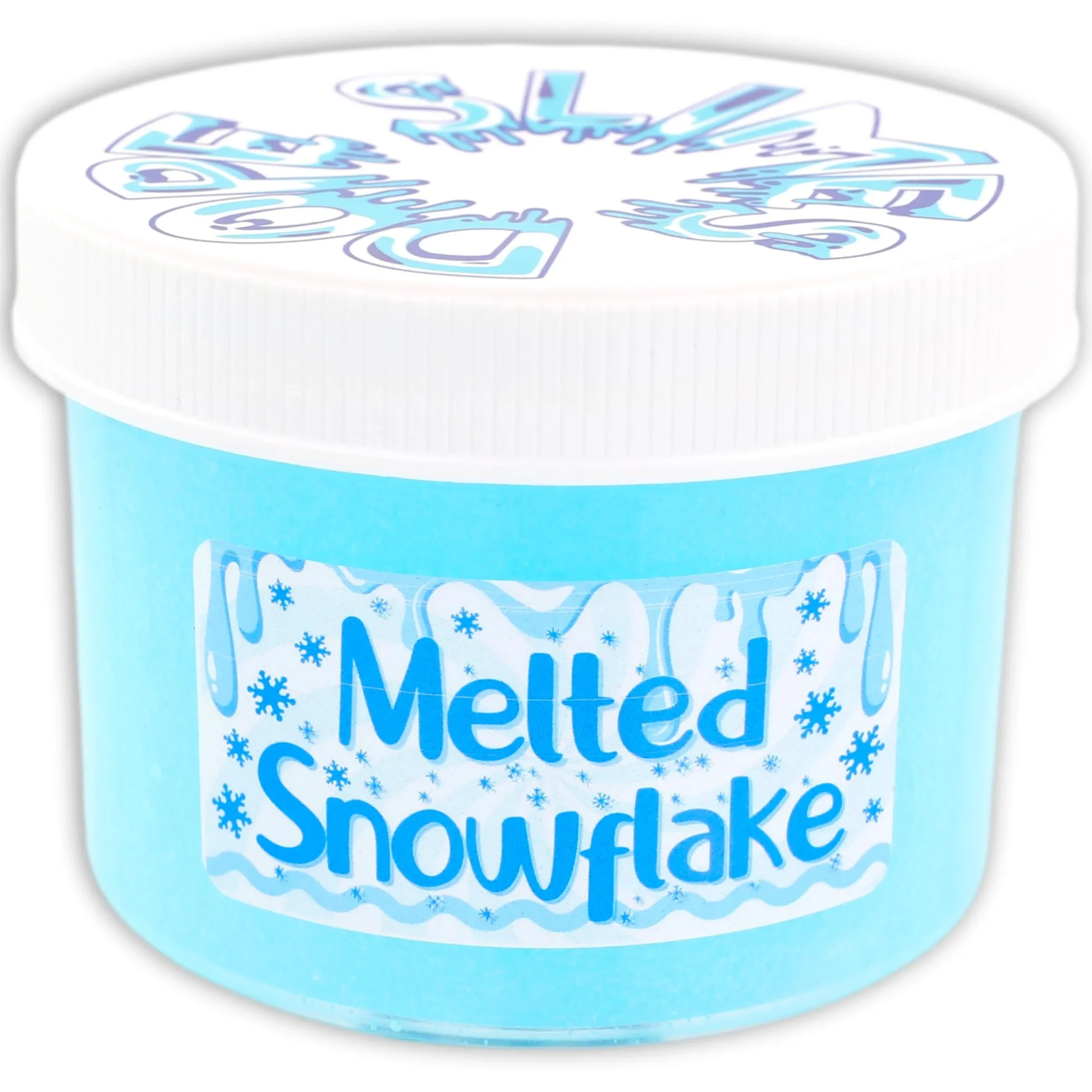 Clear Base Slime|Butter Slime>Dope Slime Melted Snowflake