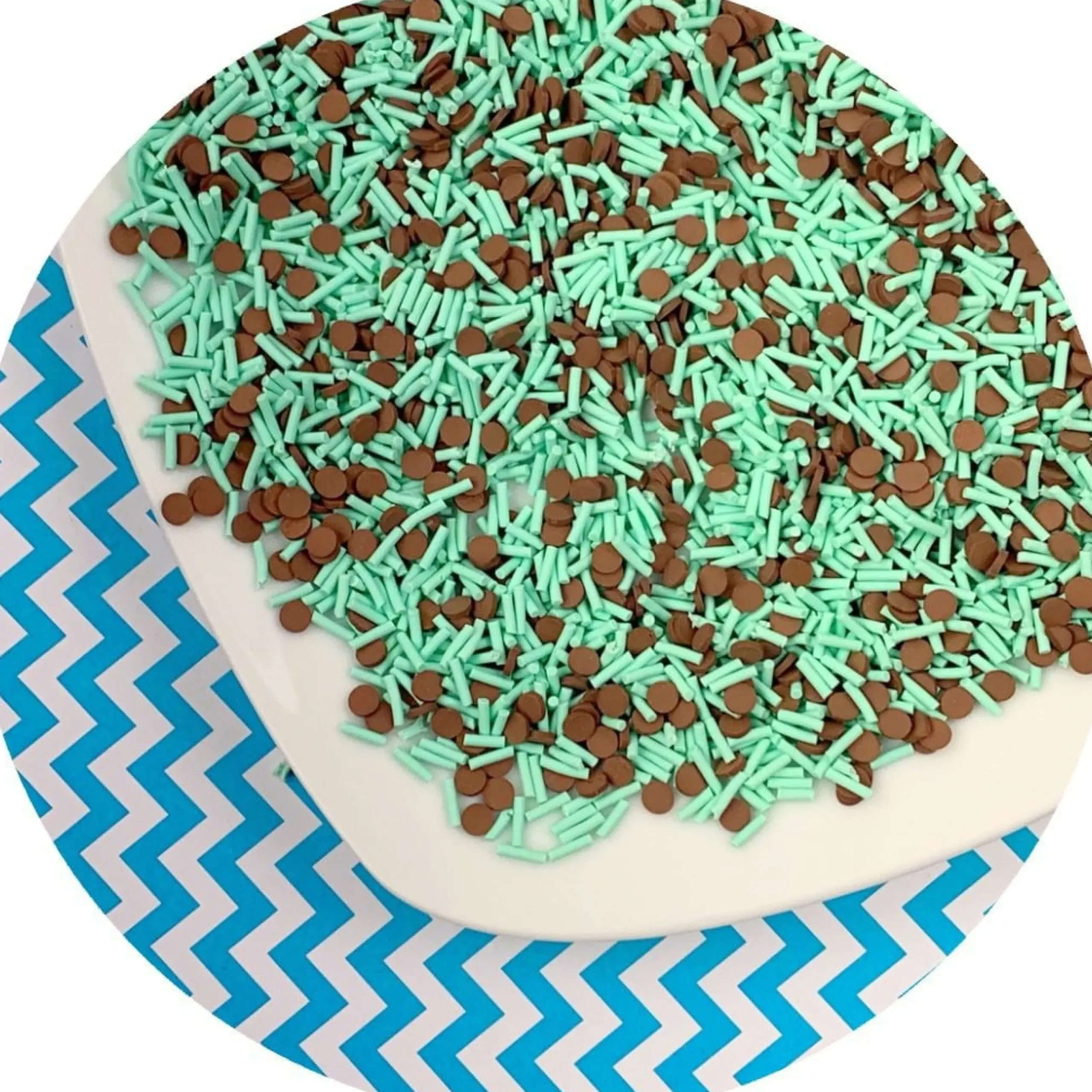 Slime Sprinkles>Dope Slime Mint Chip Sprinkle Mix