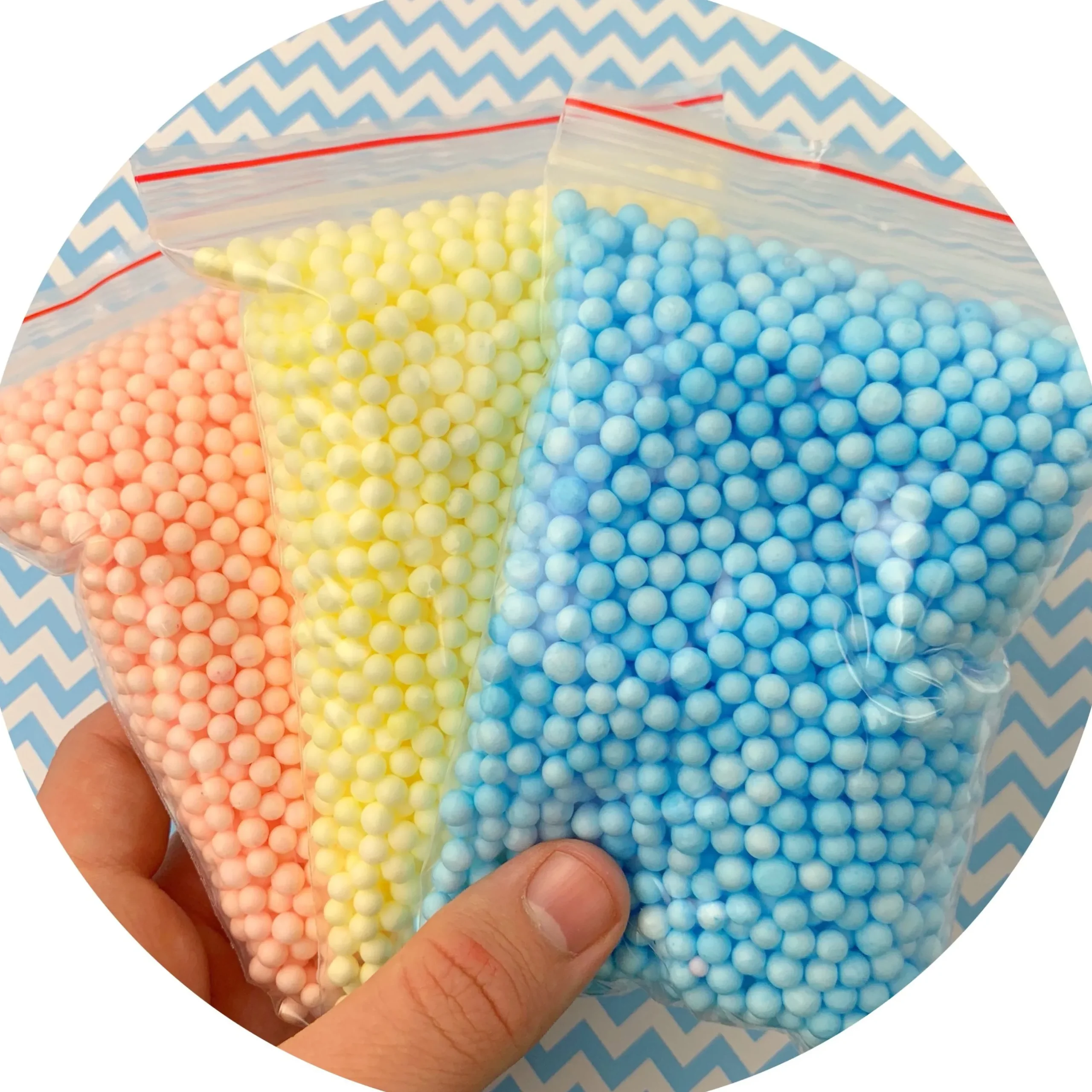 Slime Foam Beads>Dope Slime Multi-Pack Large Pastel Foam Beads