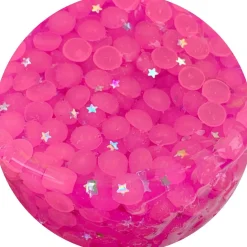 Clear Base Slime|Beaded Slime>Dope Slime Nebula - GLOW IN THE DARK!
