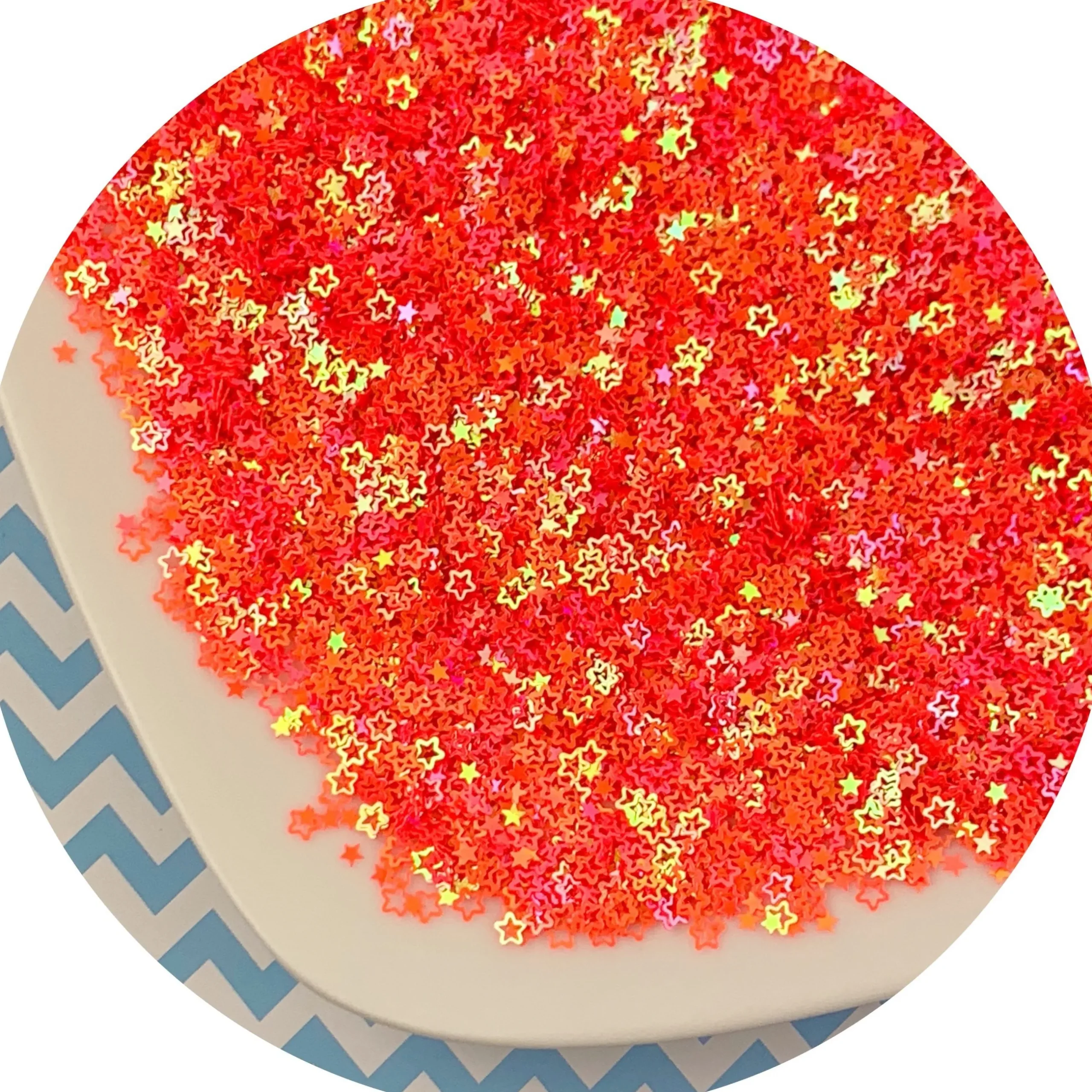 Slime Sprinkles|Slime Glitter>Dope Slime Neon Pink Stars
