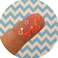 Slime Sprinkles|Slime Glitter>Dope Slime Neon Pink Stars