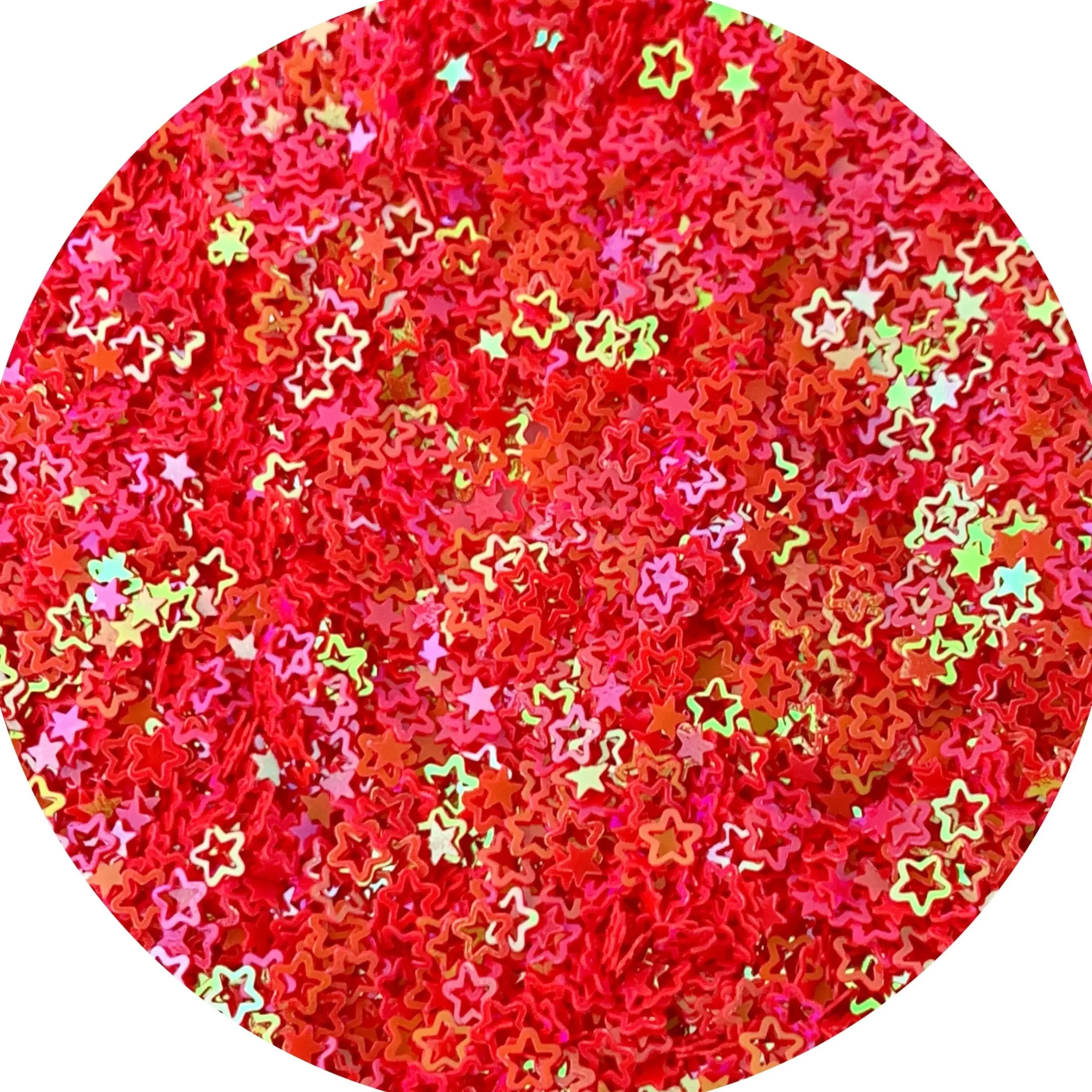 Slime Sprinkles|Slime Glitter>Dope Slime Neon Pink Stars