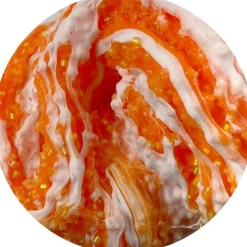 Bingsu Slime|Unique Textured Slime>Dope Slime Orange Dreamsicle Swirl