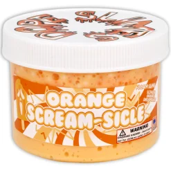 Beaded Slime|Unique Textured Slime>Dope Slime Orange Scream-Sicle