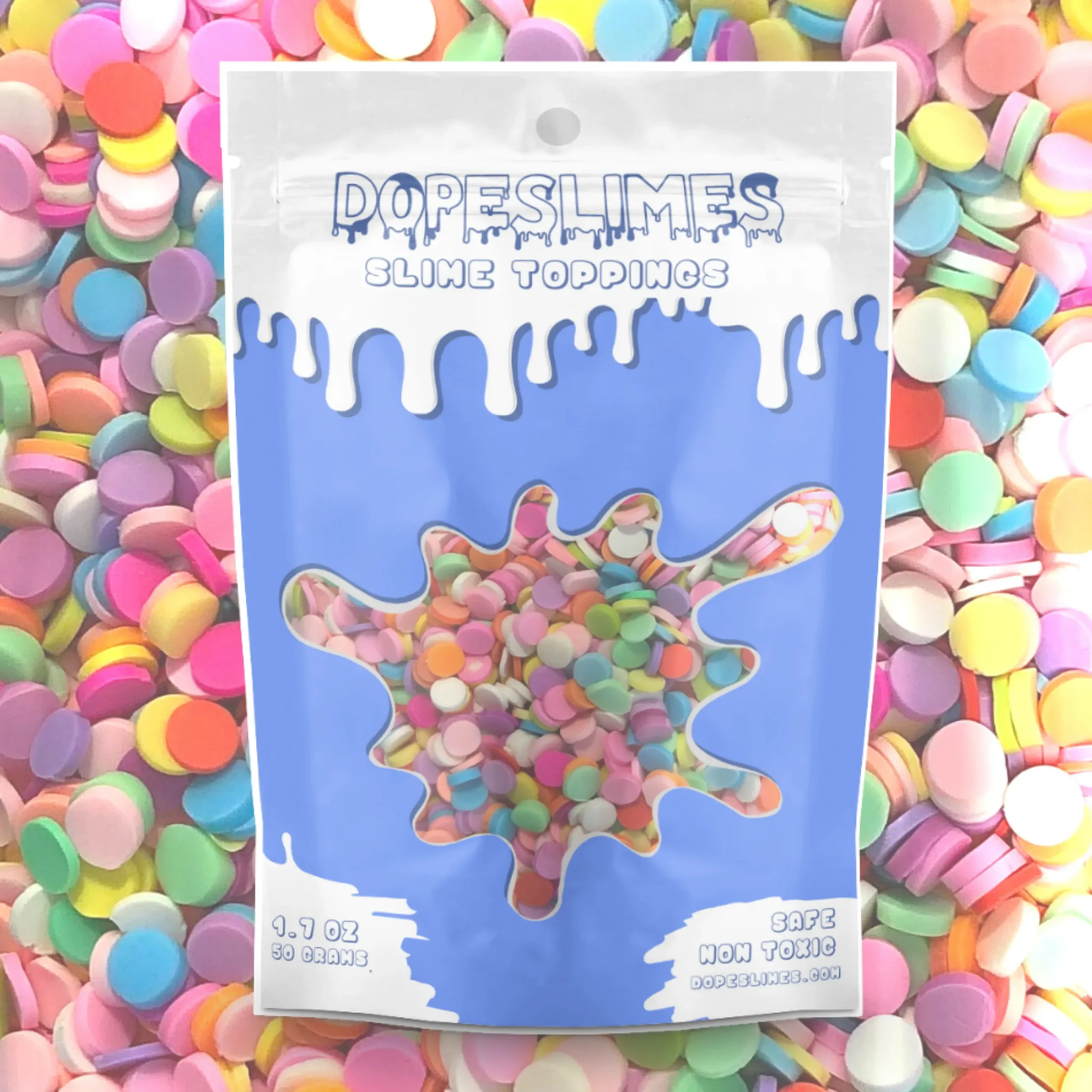 Slime Fimo Slices|Slime Sprinkles>Dope Slime Pastel Circle Fimo Sprinkles