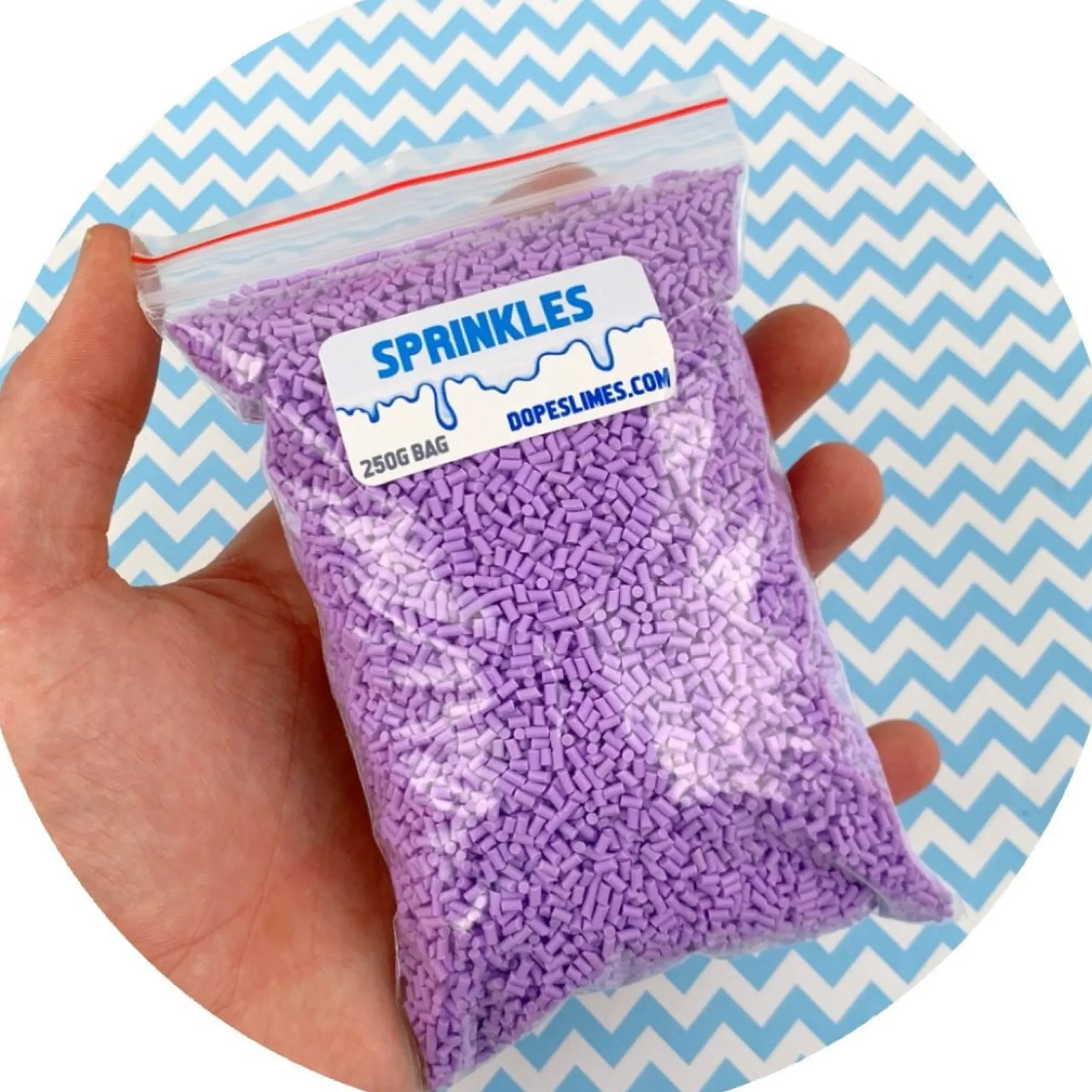 Slime Sprinkles>Dope Slime Pastel Purple Sprinkles