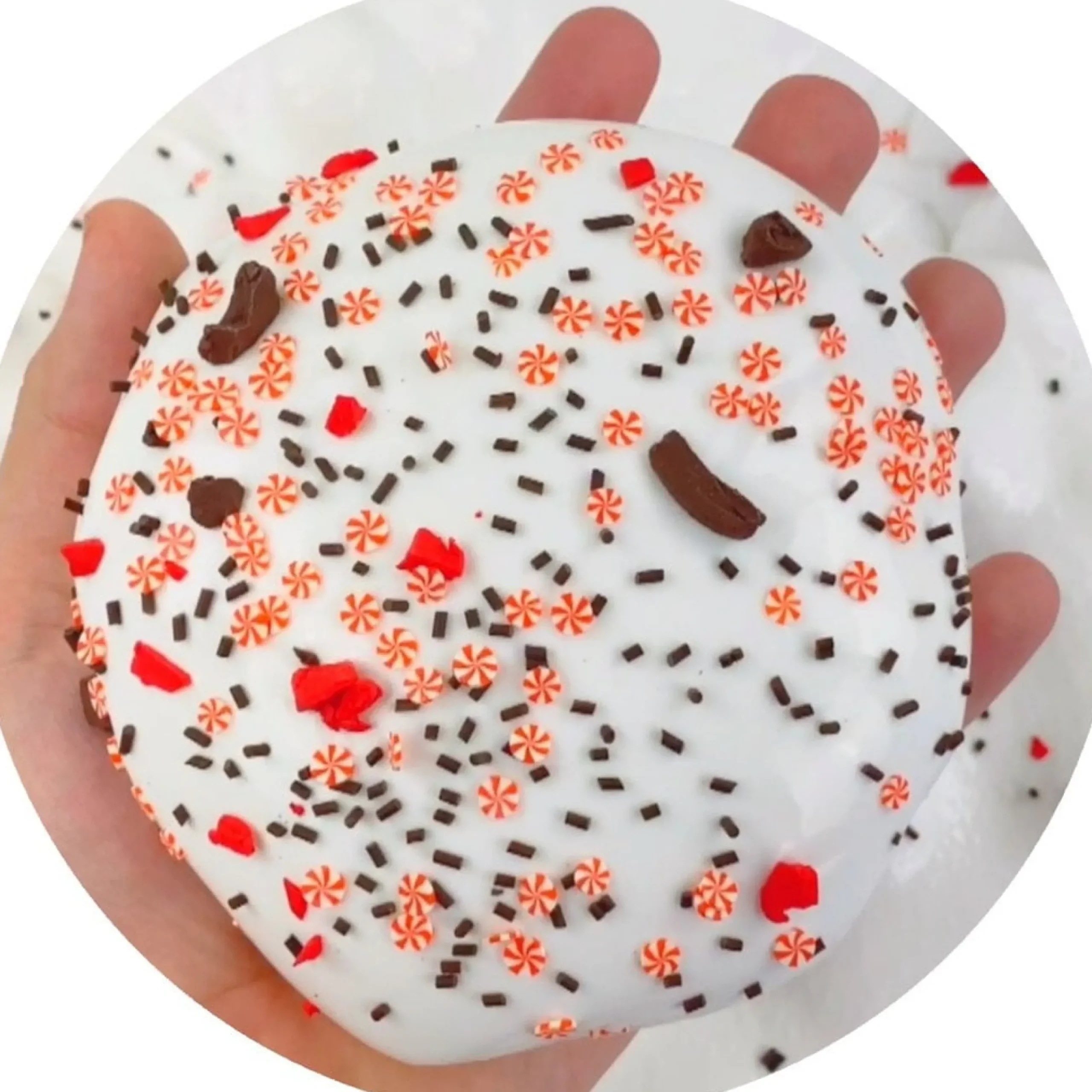 Thick & Glossy Slime>Dope Slime Peppermint Bark Cake Pops