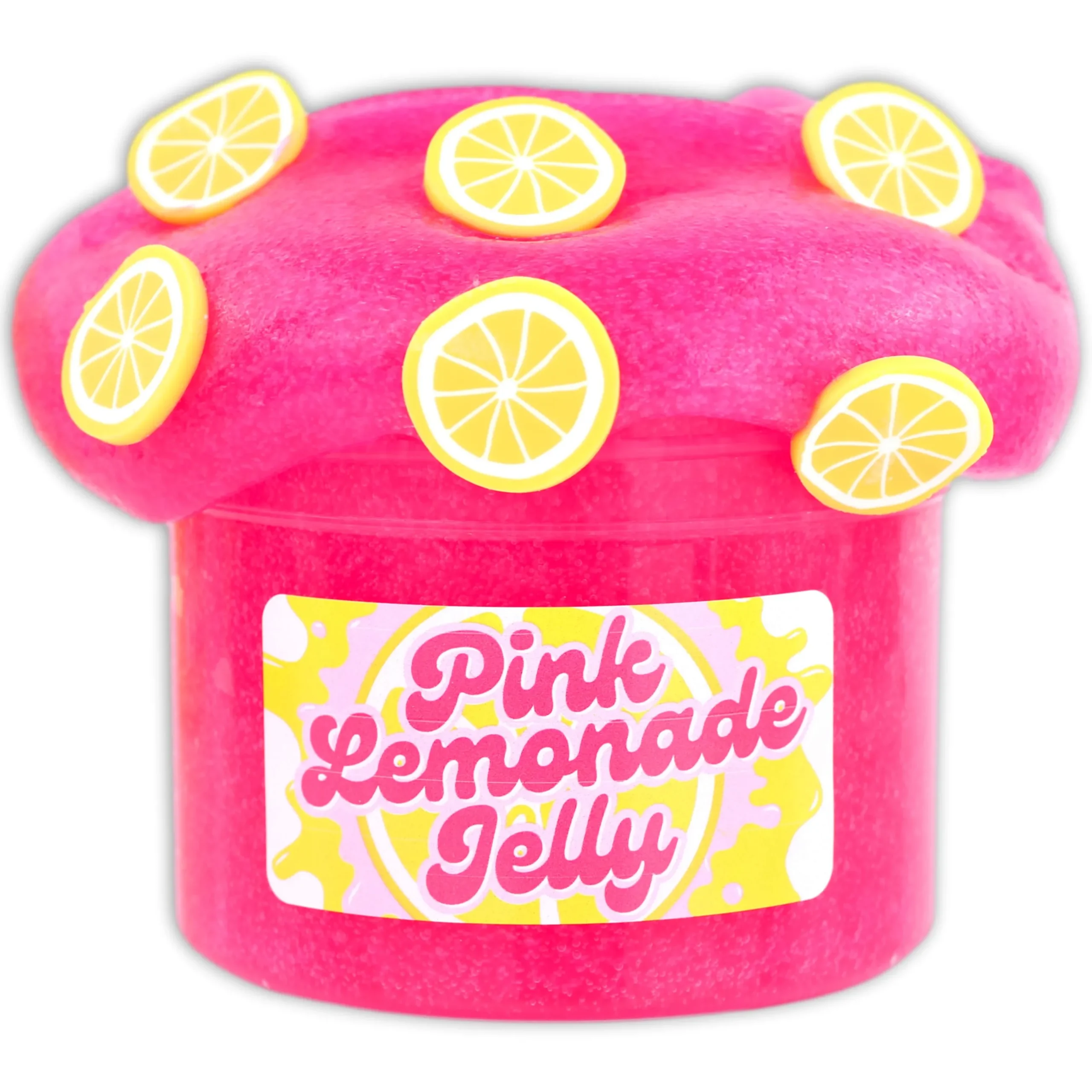 Clear Base Slime|Jelly Slime>Dope Slime Pink Lemonade Jelly