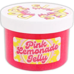Clear Base Slime|Jelly Slime>Dope Slime Pink Lemonade Jelly