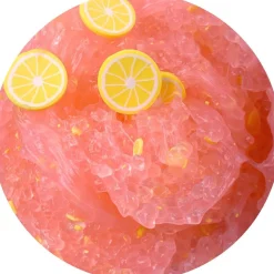 Beaded Slime>Dope Slime Pink Lemonade Pop Rocks