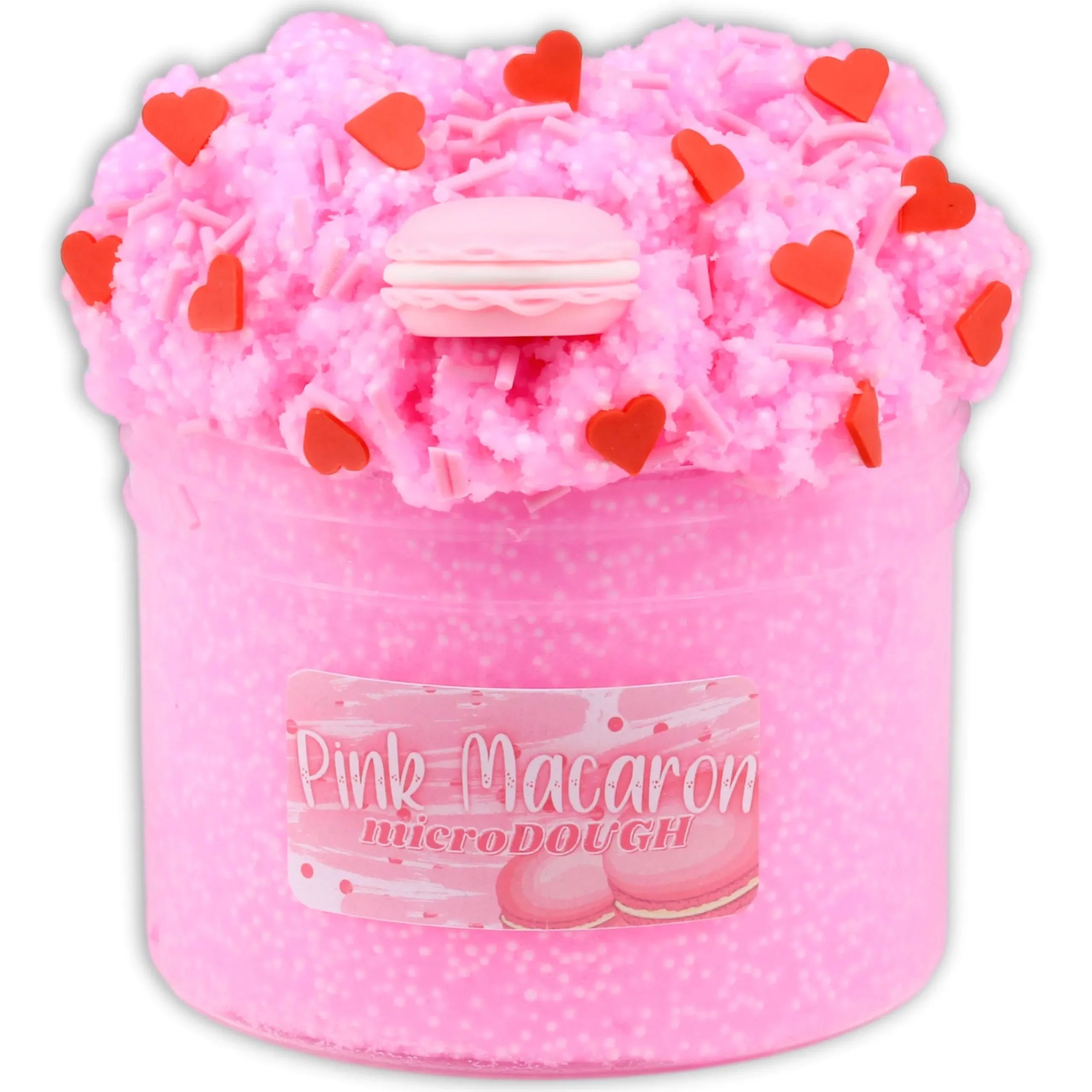 Unique Textured Slime>Dope Slime Pink Macaron microDOUGH