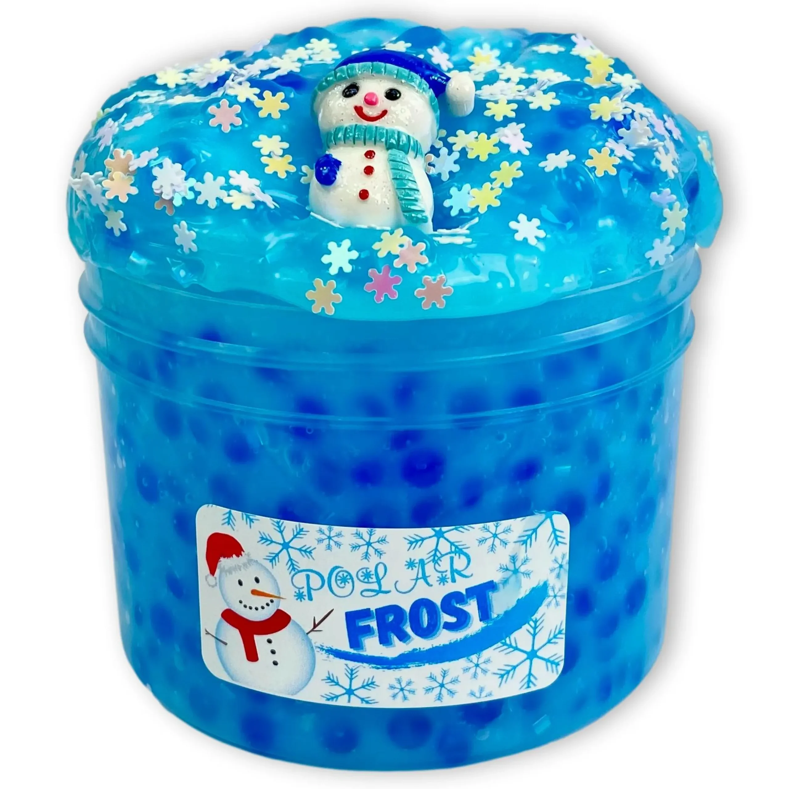Beaded Slime|Unique Textured Slime>Dope Slime Polar Frost