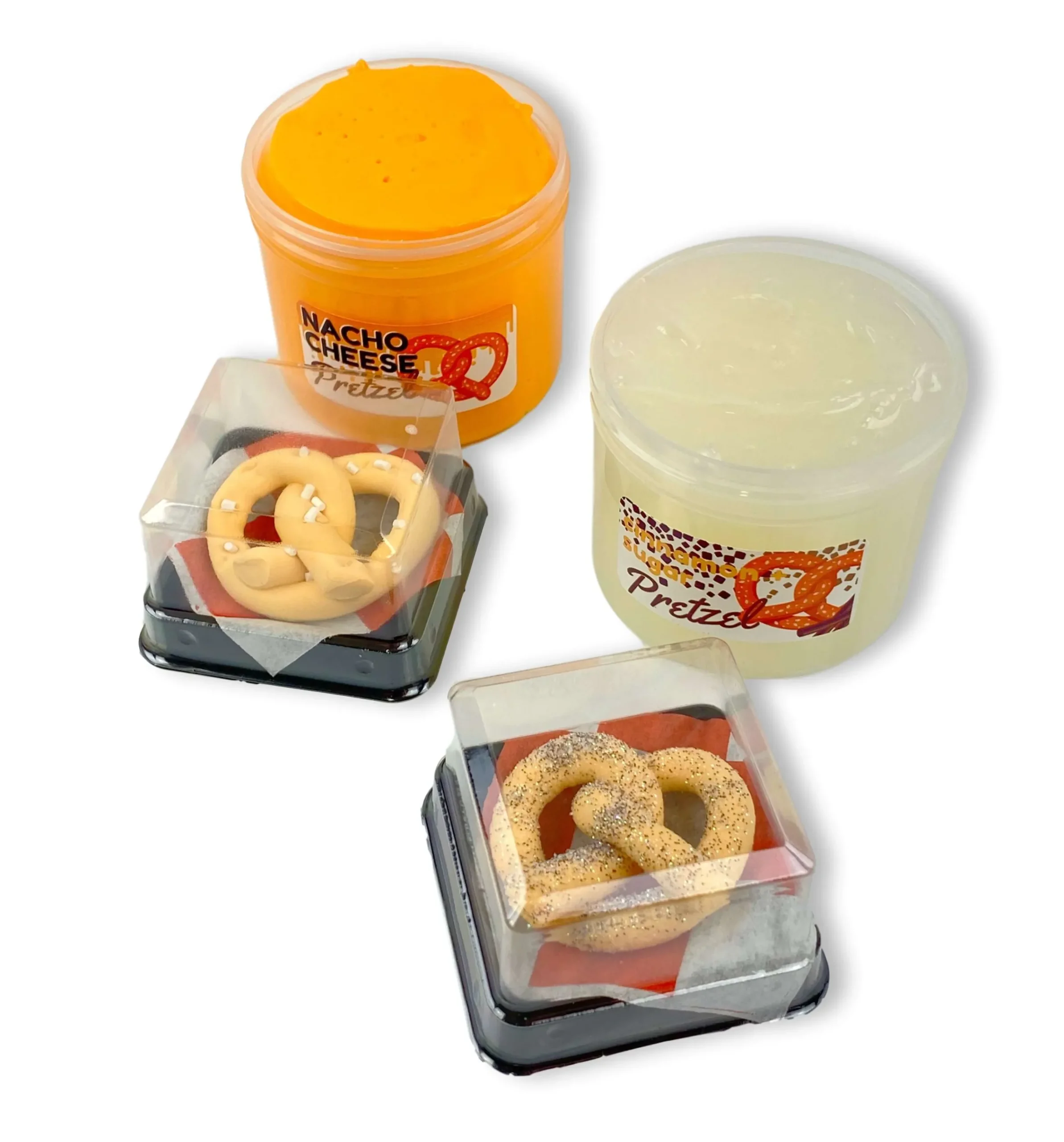 Butter Slime|Premade Slime Kits>Dope Slime Pretzel Duo DIY