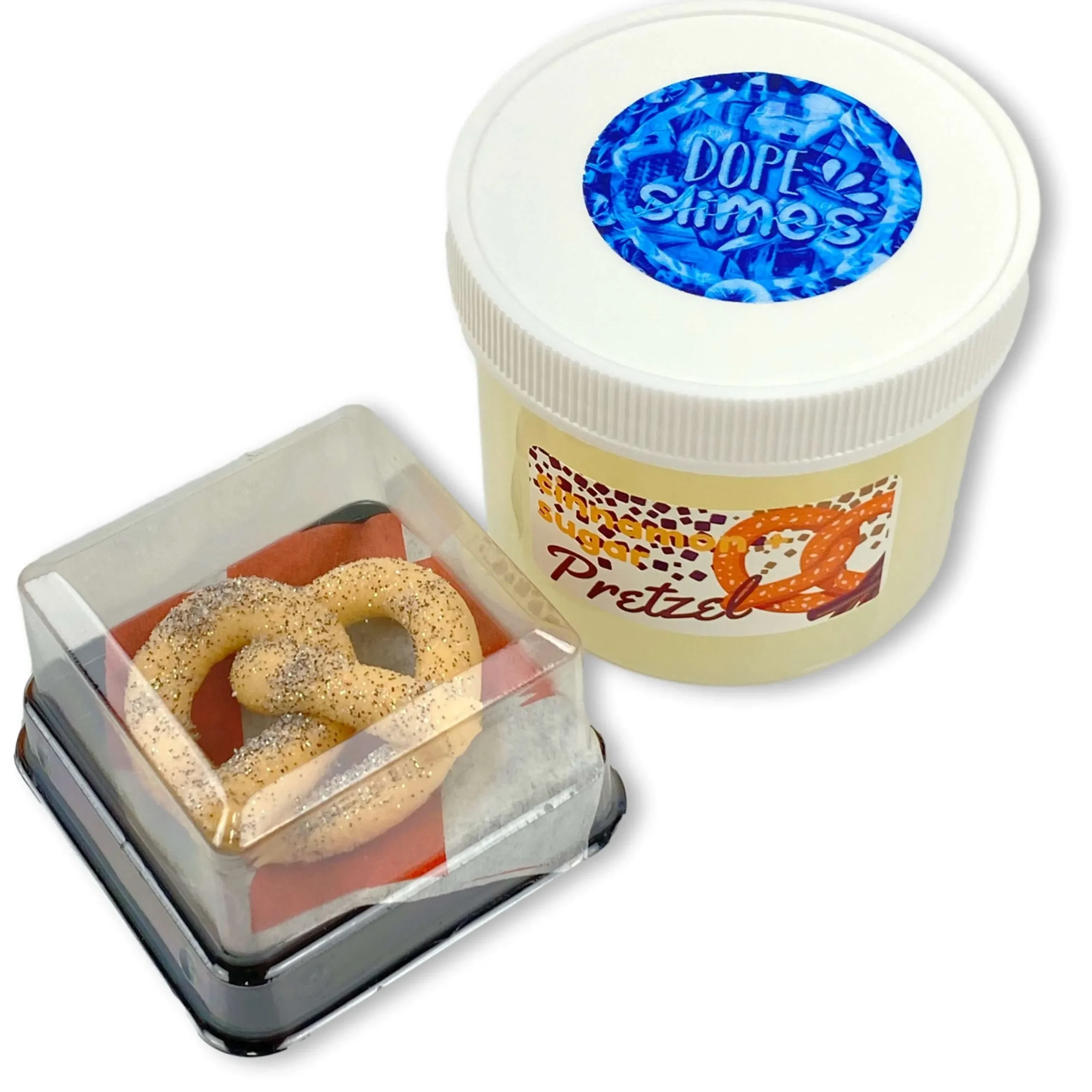 Butter Slime|Premade Slime Kits>Dope Slime Pretzel Duo DIY