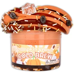 Butter Slime|Unique Textured Slime>Dope Slime Pumpkin Cream Cold Brew