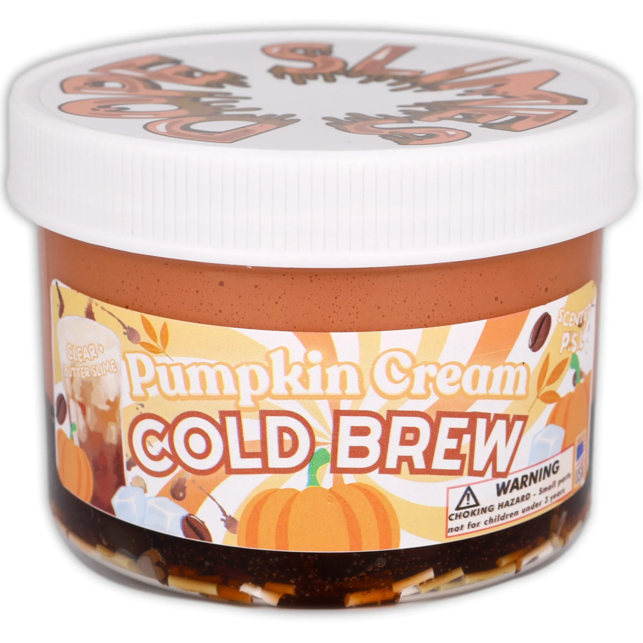 Butter Slime|Unique Textured Slime>Dope Slime Pumpkin Cream Cold Brew