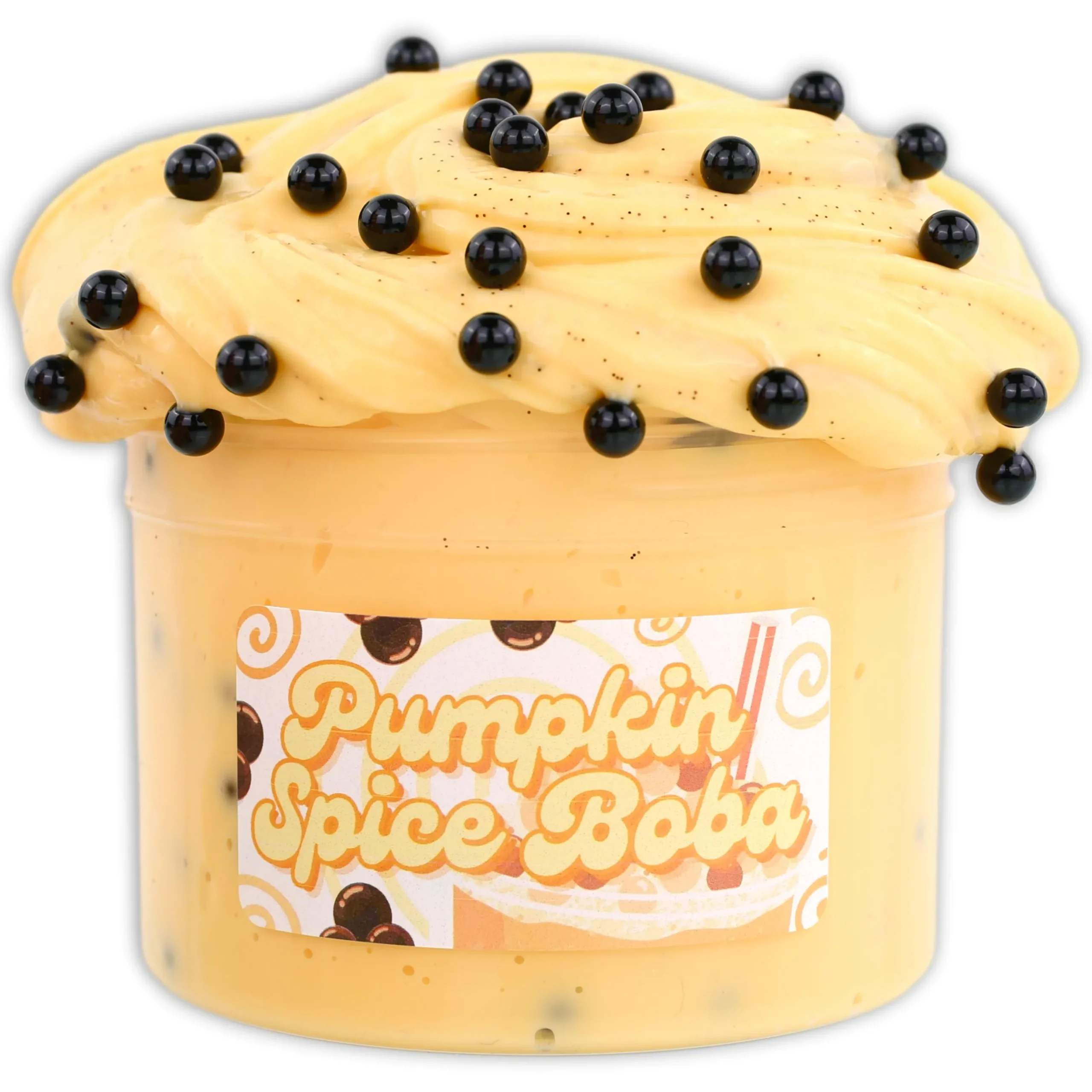 Thick & Glossy Slime>Dope Slime Pumpkin Spiced Boba