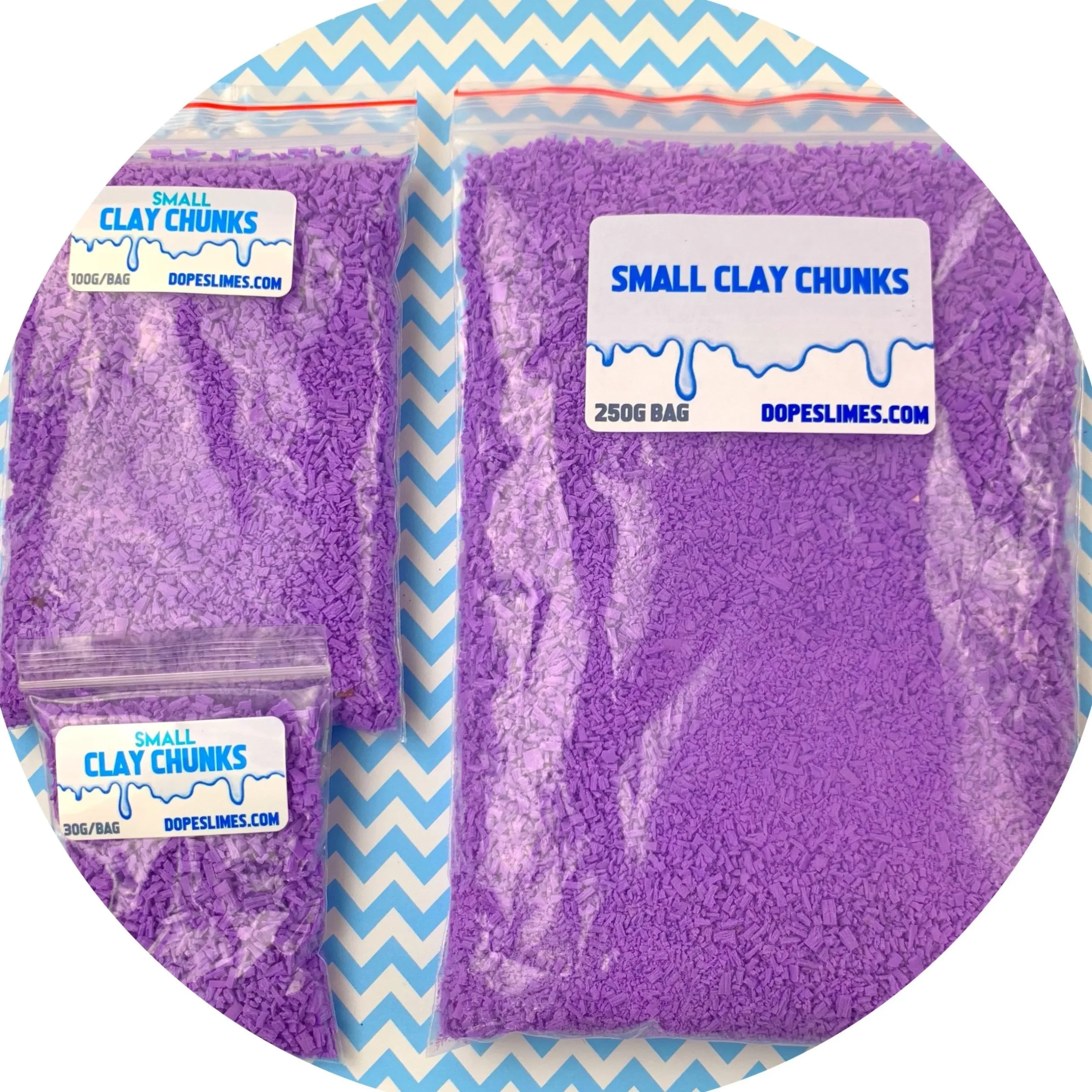Slime Sprinkles|Other Slime Supplies>Dope Slime Purple Chunk Sprinkles