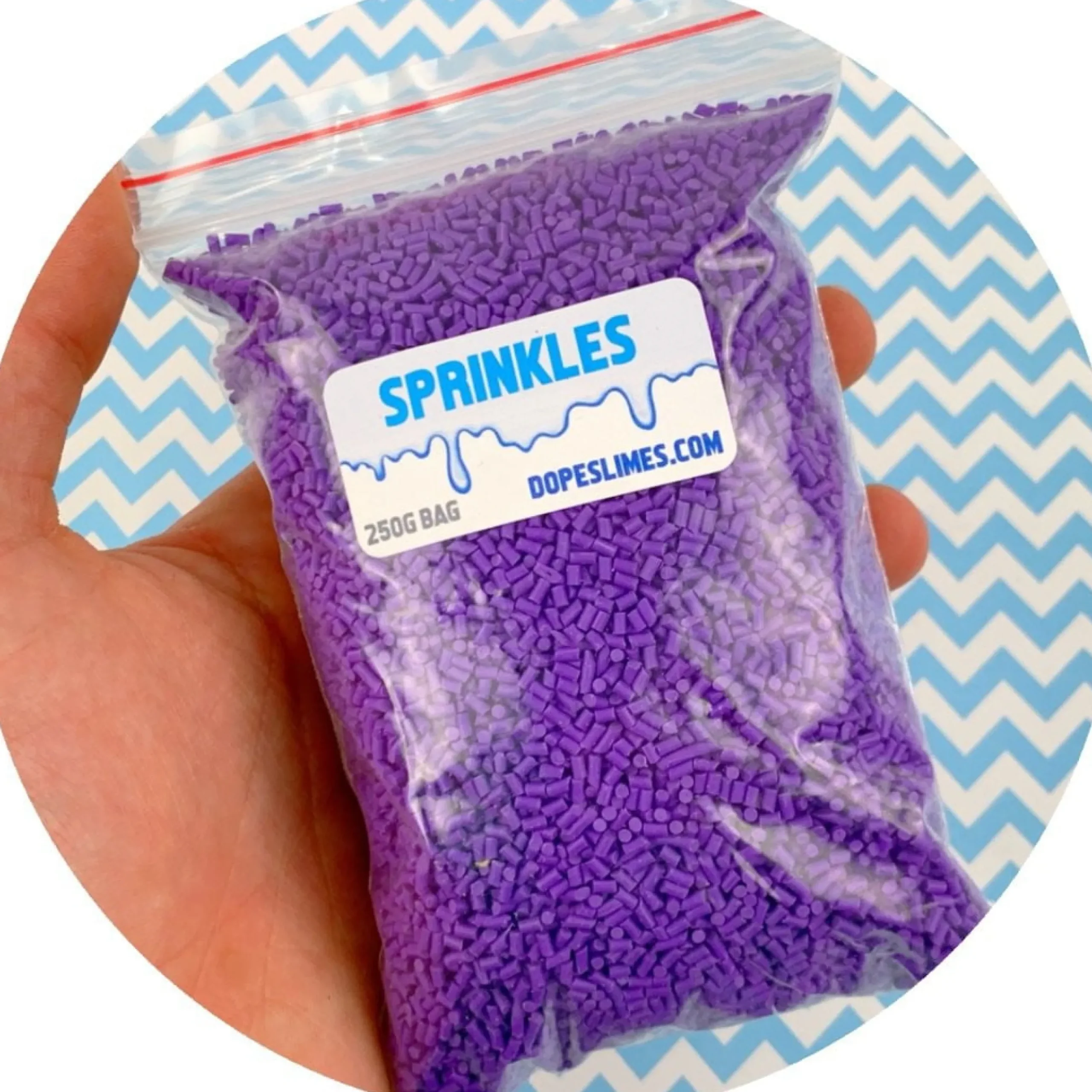 Slime Sprinkles>Dope Slime Purple Sprinkles