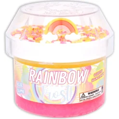Clear Base Slime|Icee Slime>Dope Slime Rainbow Frost