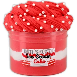Ice-Cream Slimes|Unique Textured Slime>Dope Slime Red Velvet Ice-Cream Cake