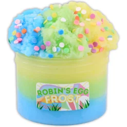 Icee Slime|Unique Textured Slime>Dope Slime Robin's Egg Frost