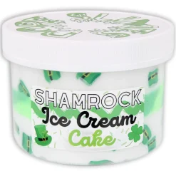 Ice-Cream Slimes|Unique Textured Slime>Dope Slime Shamrock Ice-Cream Cake