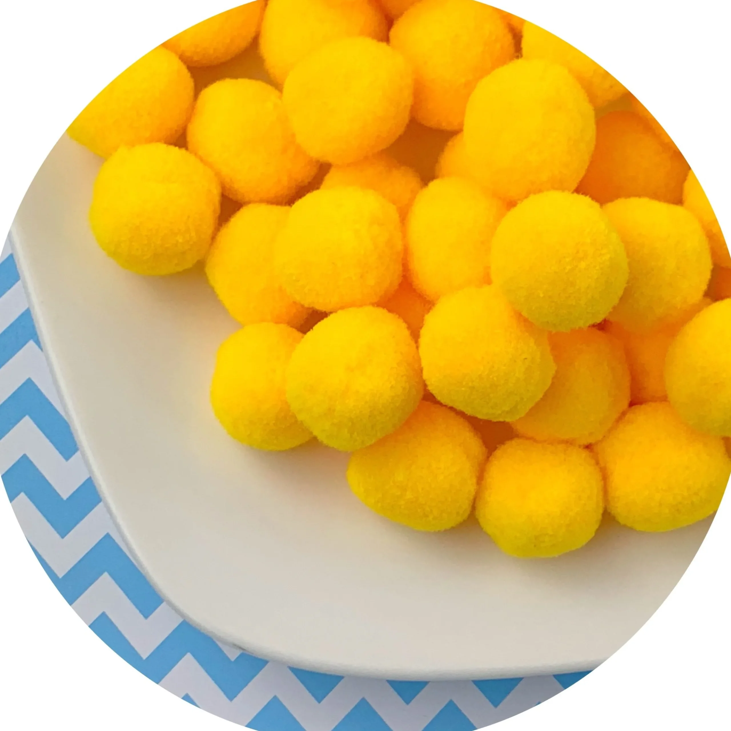 Slime Pom-Poms>Dope Slime Single Colored Pom Poms