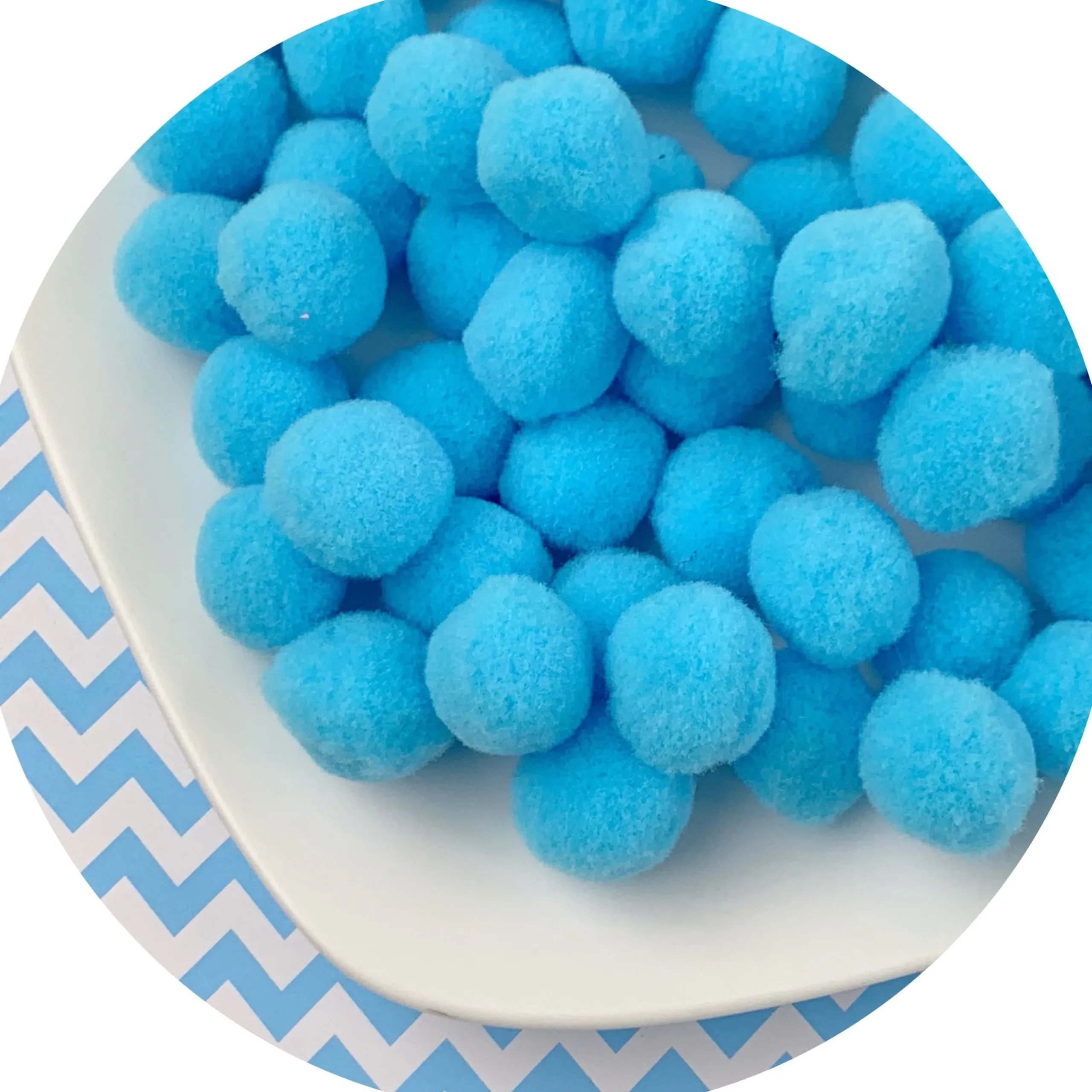 Slime Pom-Poms>Dope Slime Single Colored Pom Poms