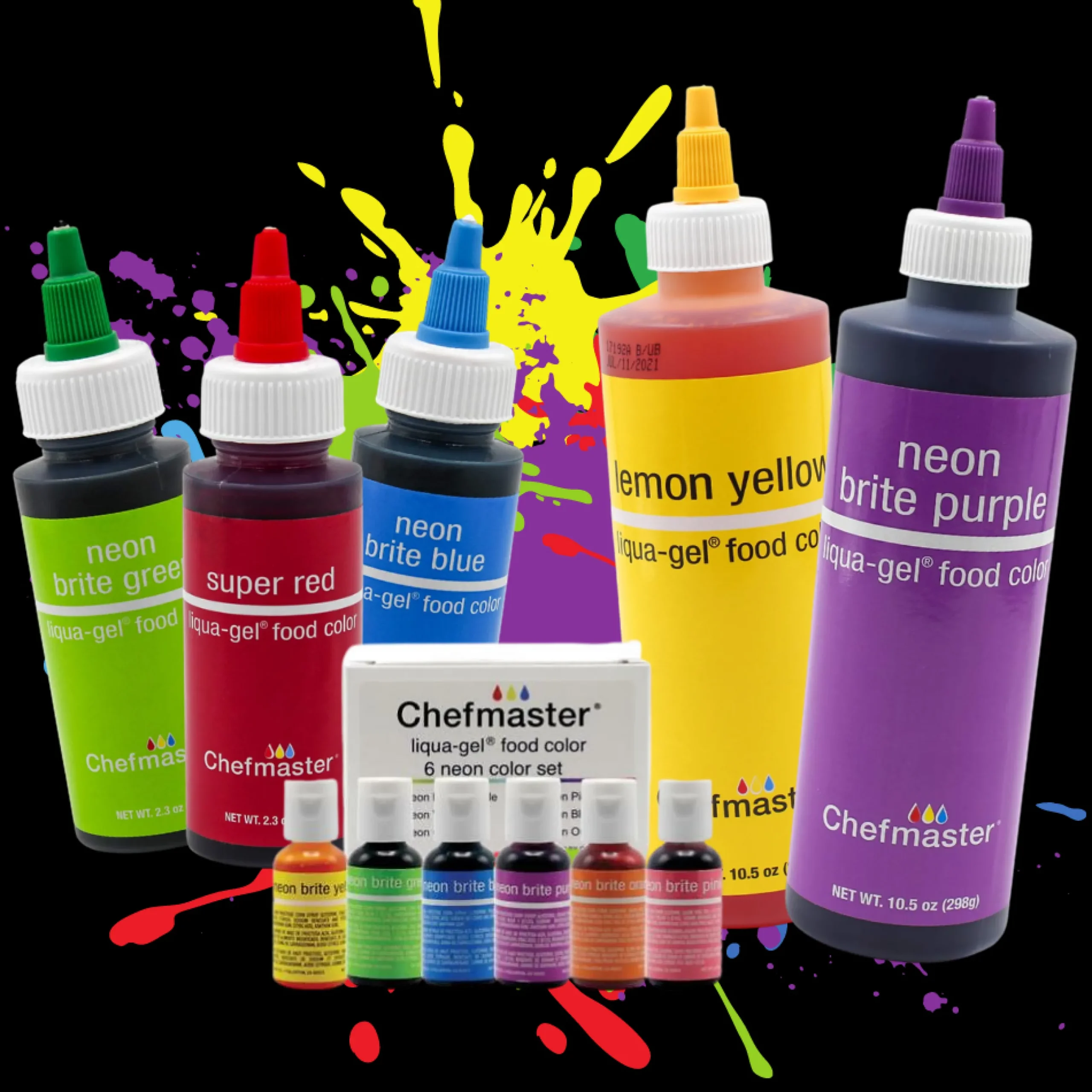 Other Slime Supplies>Dope Slime Slime Dyes - Chefmaster Liqua-Gel