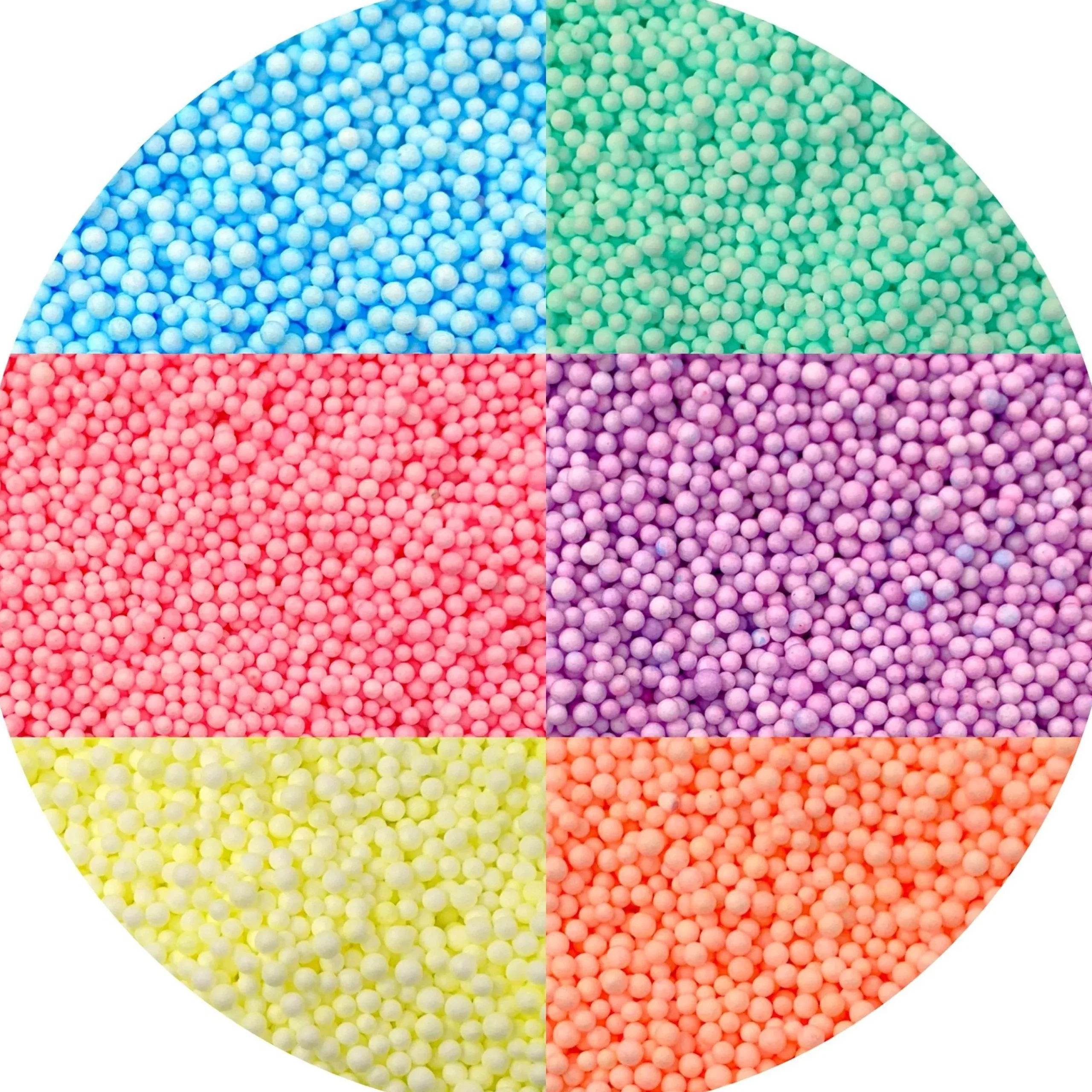 Slime Foam Beads>Dope Slime Small Pastel Foam Beads