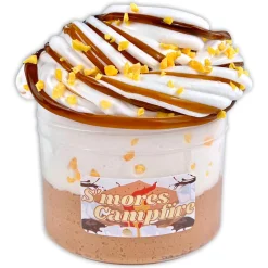 Ice-Cream Slimes|Unique Textured Slime>Dope Slime S'mores Campfire
