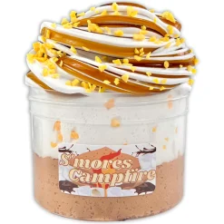 Ice-Cream Slimes|Unique Textured Slime>Dope Slime S'mores Campfire