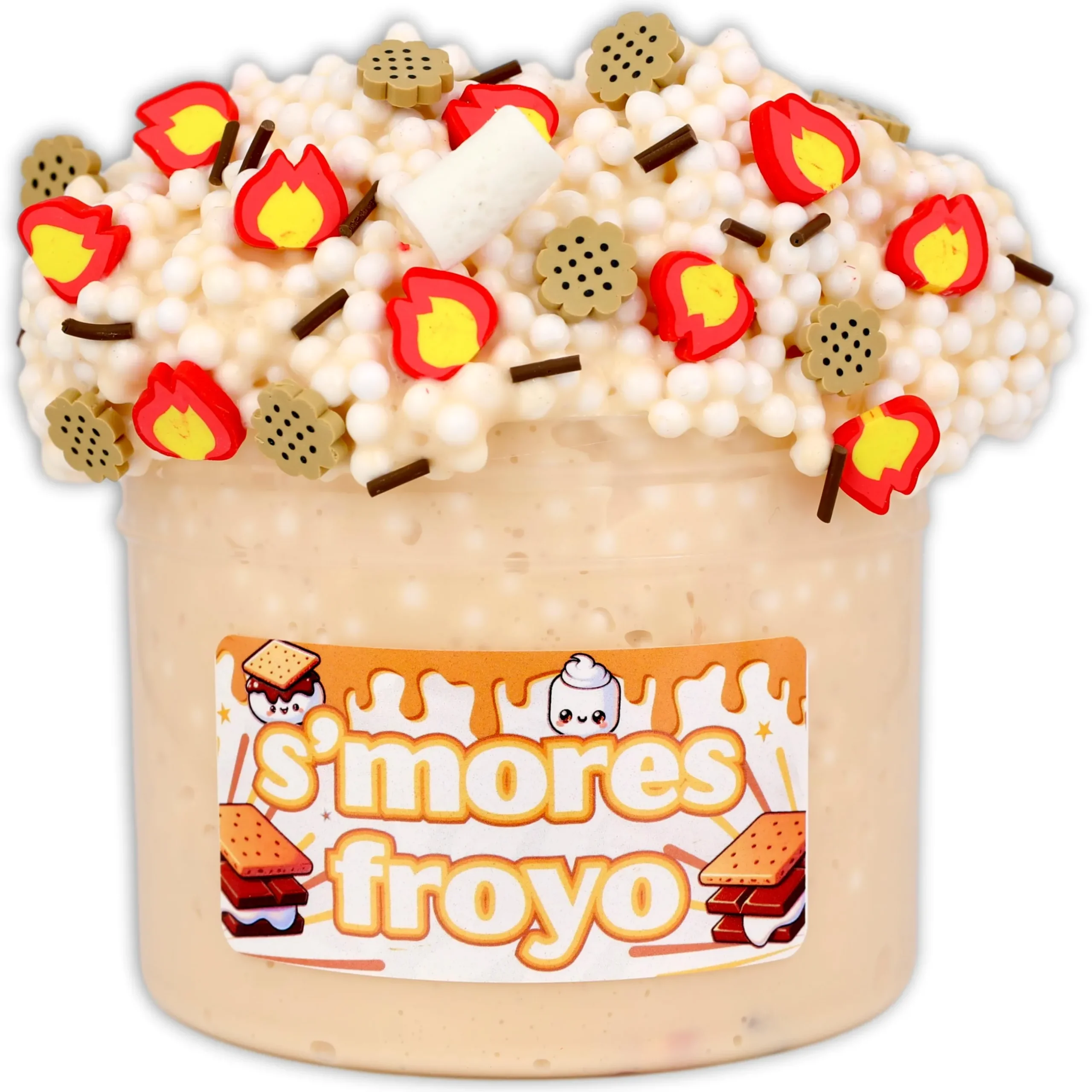 Beaded Slime>Dope Slime S'mores Froyo