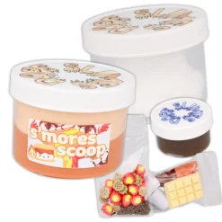 Butter Slime|Premade Slime Kits>Dope Slime S'mores Scoop