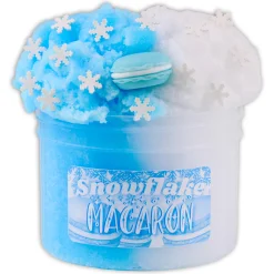Christmas Slimes|Icee Slime>Dope Slime Snowflake Macaron