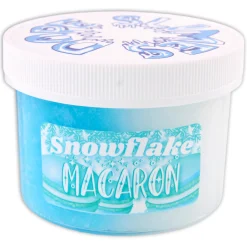 Christmas Slimes|Icee Slime>Dope Slime Snowflake Macaron