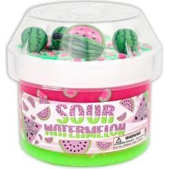 Clear Base Slime|Icee Slime>Dope Slime Sour Watermelon