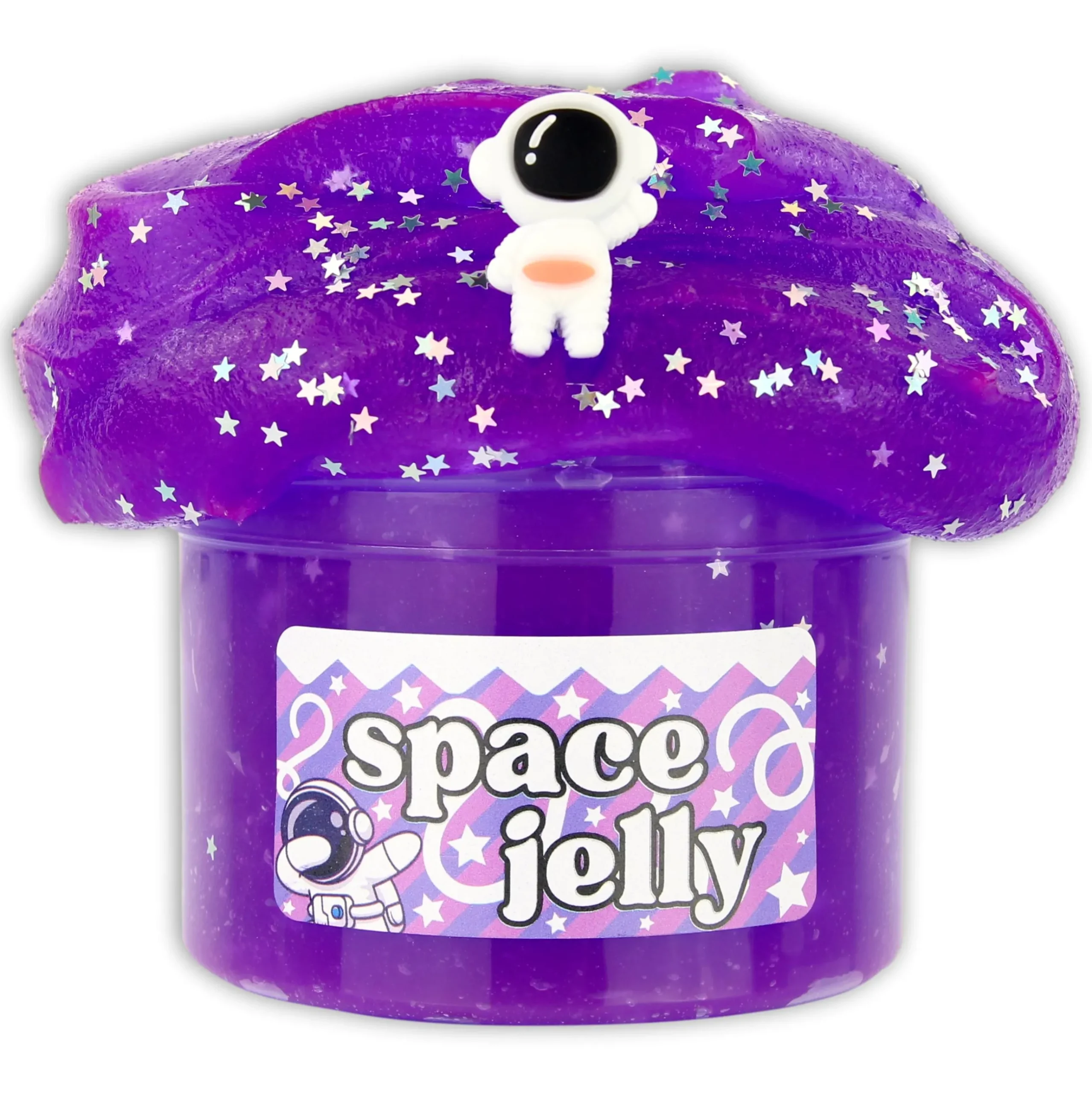 Clear Base Slime|Unique Textured Slime>Dope Slime Space Jelly