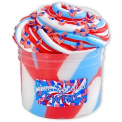 Butter Slime>Dope Slime Star Spangled Swirl